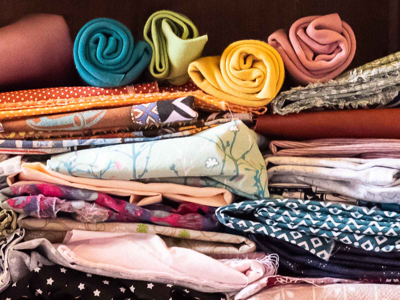 Die Auswahl der Stoffe